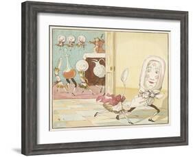 And the Dish Ran Away with the Spoon-Randolph Caldecott-Framed Photographic Print