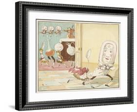 And the Dish Ran Away with the Spoon-Randolph Caldecott-Framed Photographic Print
