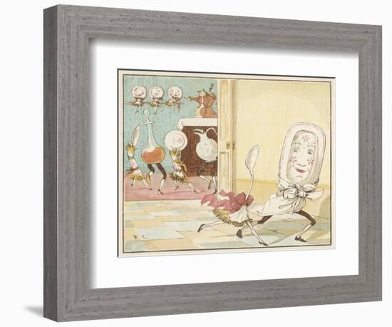 And the Dish Ran Away with the Spoon-Randolph Caldecott-Framed Photographic Print