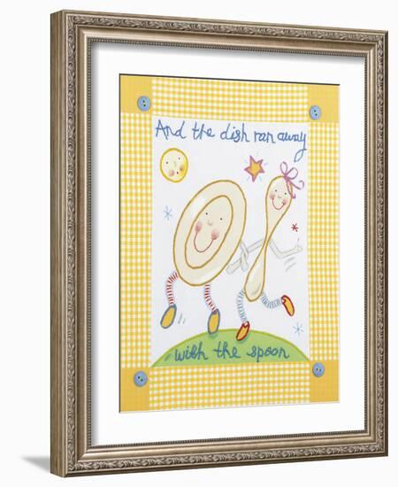 And the Dish Ran Away-Sophie Harding-Framed Giclee Print