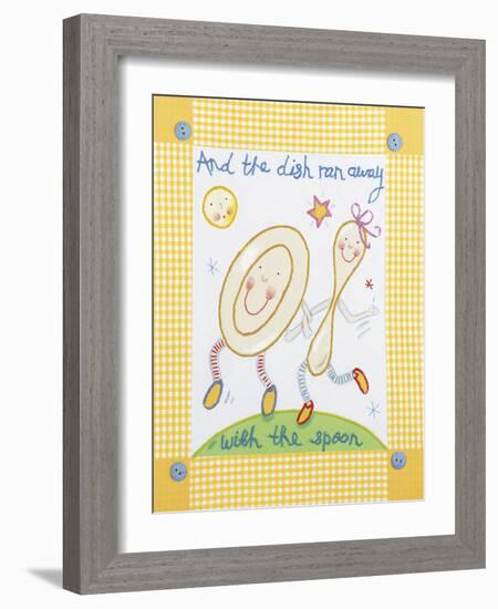 And the Dish Ran Away-Sophie Harding-Framed Giclee Print