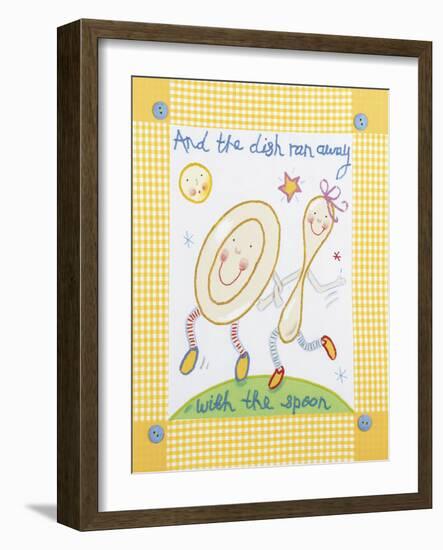 And the Dish Ran Away-Sophie Harding-Framed Giclee Print