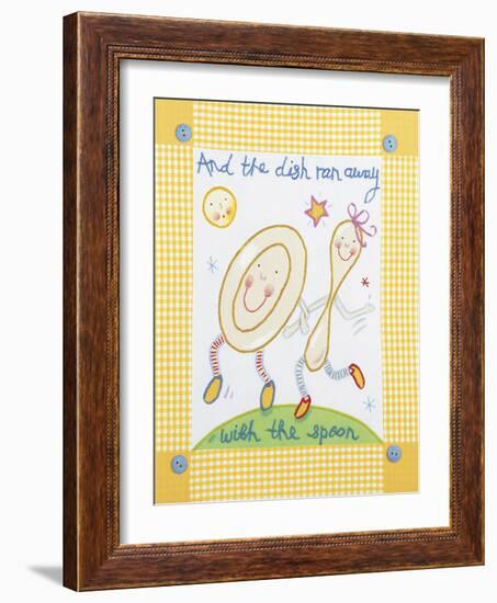 And the Dish Ran Away-Sophie Harding-Framed Giclee Print