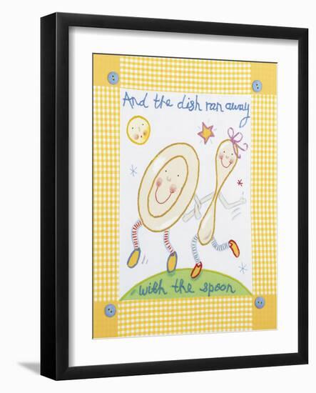 And the Dish Ran Away-Sophie Harding-Framed Giclee Print