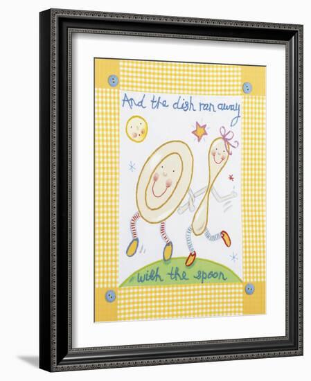 And the Dish Ran Away-Sophie Harding-Framed Giclee Print