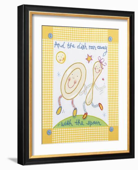 And the Dish Ran Away-Sophie Harding-Framed Giclee Print