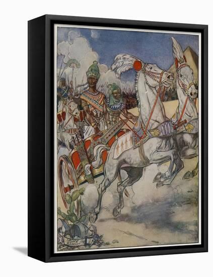 And the Egyptian Army Set Out-Tony Sarg-Framed Premier Image Canvas