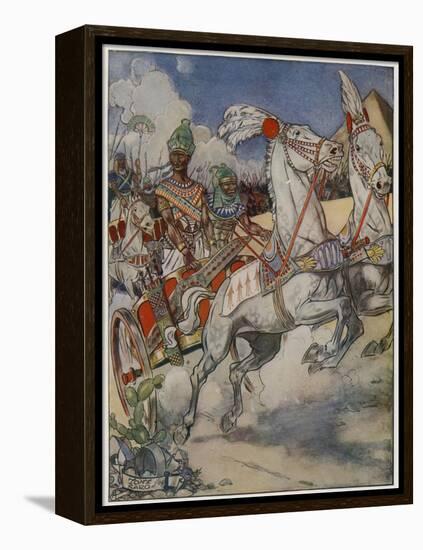 And the Egyptian Army Set Out-Tony Sarg-Framed Premier Image Canvas