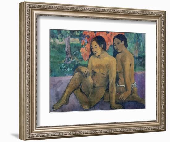 And the Gold of Their Bodies, 1901-Paul Gauguin-Framed Giclee Print