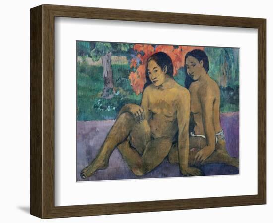 And the Gold of Their Bodies, 1901-Paul Gauguin-Framed Giclee Print