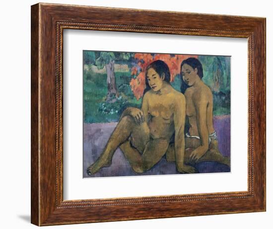 And the Gold of Their Bodies, 1901-Paul Gauguin-Framed Giclee Print