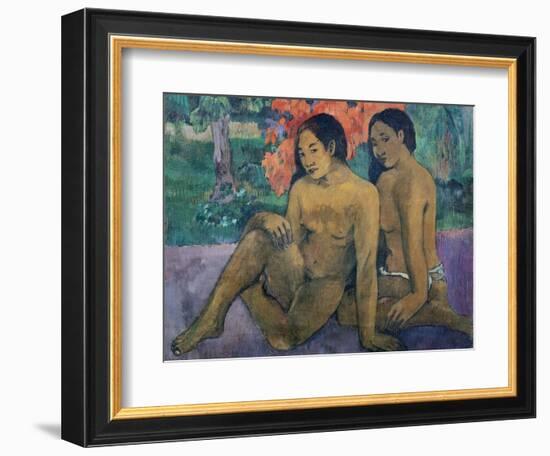 And the Gold of Their Bodies, 1901-Paul Gauguin-Framed Giclee Print