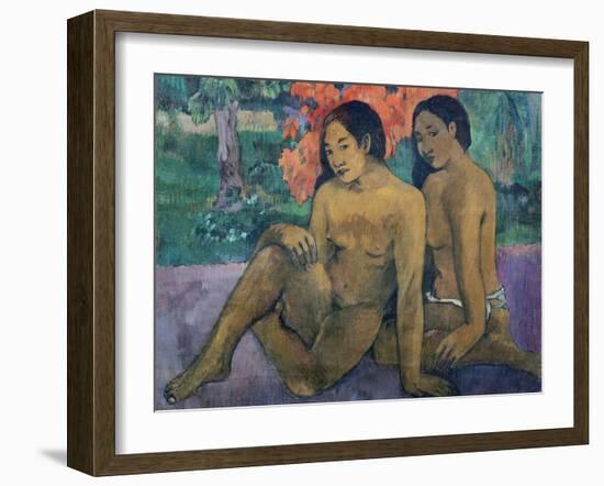 And the Gold of Their Bodies, 1901-Paul Gauguin-Framed Giclee Print