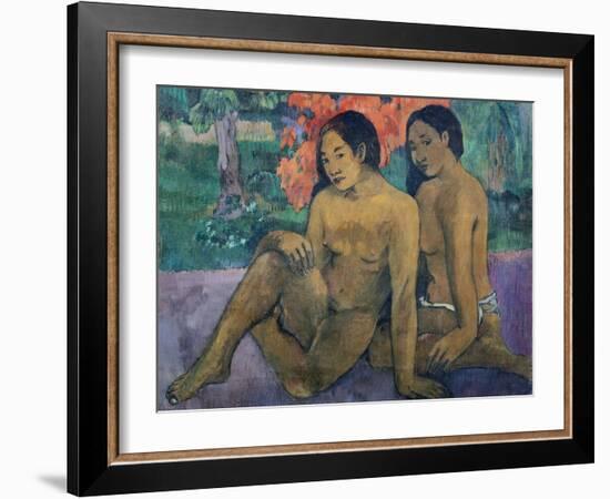 And the Gold of Their Bodies, 1901-Paul Gauguin-Framed Giclee Print