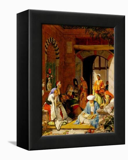 And the Prayer of Faith Shall Save the Sick', from James 5:15 (Oil on Panel)-John Frederick Lewis-Framed Premier Image Canvas