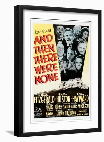 And Then There Were None, 1945-null-Framed Premium Giclee Print