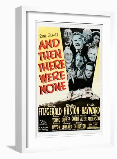 And Then There Were None, 1945-null-Framed Premium Giclee Print