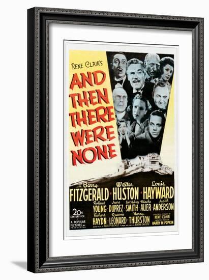 And Then There Were None, 1945-null-Framed Premium Giclee Print