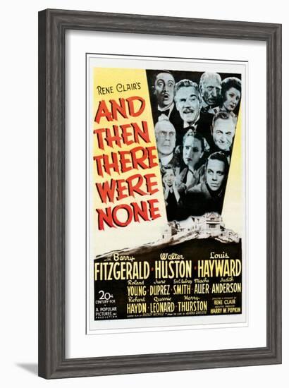 And Then There Were None, 1945-null-Framed Art Print