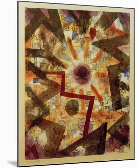 And There Was Light-Paul Klee-Mounted Giclee Print