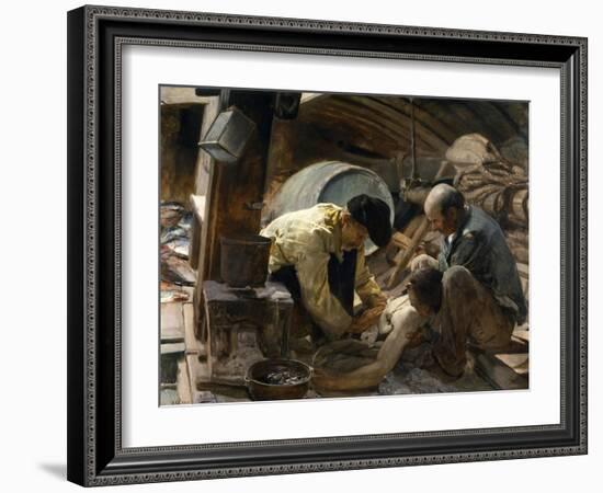 And They Still Say Fish are Expensive!, 1894-Joaquín Sorolla y Bastida-Framed Giclee Print