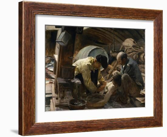 And They Still Say Fish Is Expensive, 1894-Joaquin Sorolla y Bastida-Framed Giclee Print