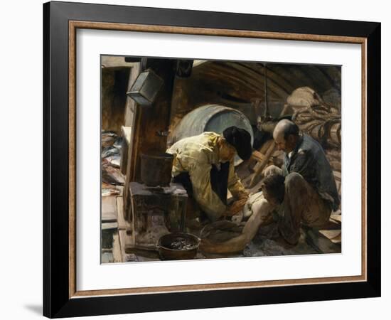 And They Still Say Fish Is Expensive, 1894-Joaquin Sorolla y Bastida-Framed Giclee Print