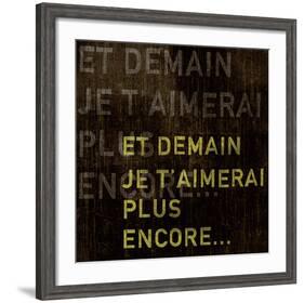 And Tomorrow I'll Love You Even More-Tom Frazier-Framed Art Print