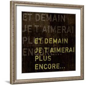And Tomorrow I'll Love You Even More-Tom Frazier-Framed Art Print