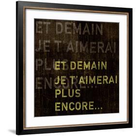And Tomorrow I'll Love You Even More-Tom Frazier-Framed Art Print