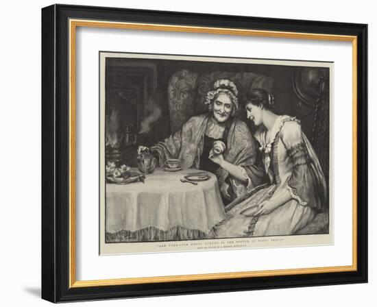 And True Love Knots Lurked in the Bottom of Every Teacup-George Sheridan Knowles-Framed Giclee Print