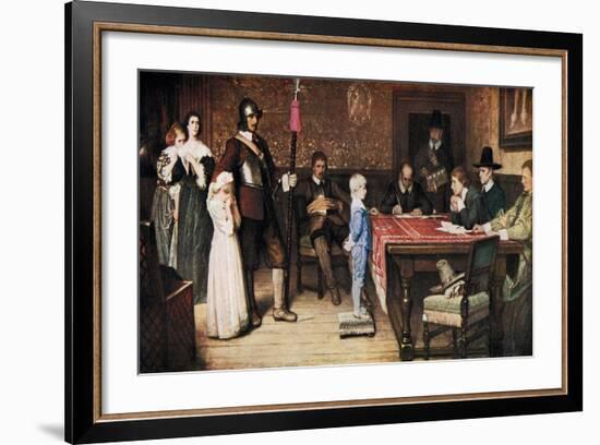 And When Did You Last See Your Father?, 1878-William Frederick Yeames-Framed Giclee Print