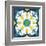 Andalucia Tiles A Blue and Yellow-Silvia Vassileva-Framed Art Print