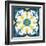 Andalucia Tiles A Blue and Yellow-Silvia Vassileva-Framed Art Print