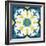 Andalucia Tiles A Blue and Yellow-Silvia Vassileva-Framed Art Print