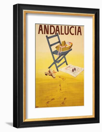 Andalucia-Vintage Poster-Framed Art Print