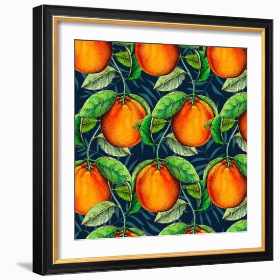 Andalucian Oranges, 2017-Andrew Watson-Framed Giclee Print