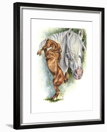 Andalusian - Spanish Mustang-Barbara Keith-Framed Giclee Print
