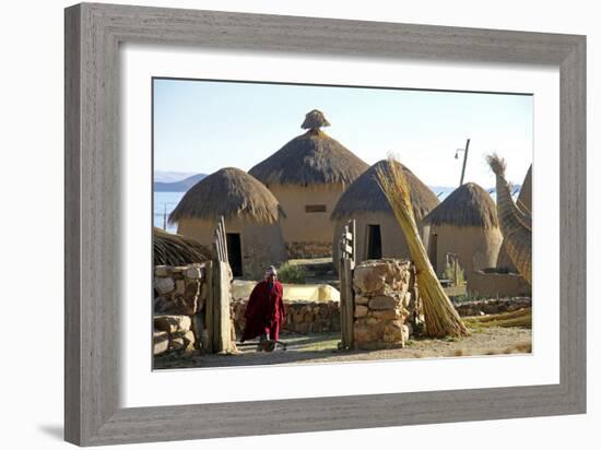 Andean Eco-Village Inca Utama, Lake Titicaca, Huatajata, Bolivia-Kymri Wilt-Framed Photographic Print