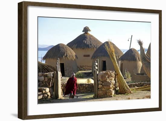 Andean Eco-Village Inca Utama, Lake Titicaca, Huatajata, Bolivia-Kymri Wilt-Framed Photographic Print