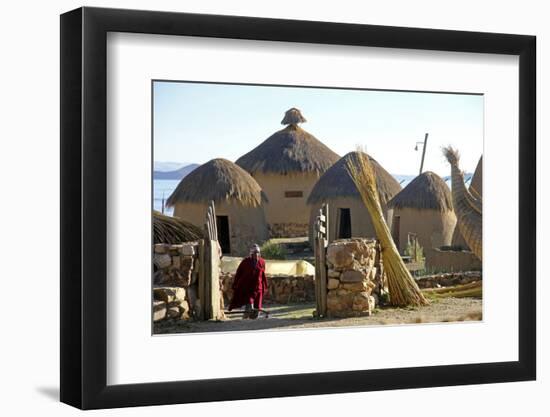 Andean Eco-Village Inca Utama, Lake Titicaca, Huatajata, Bolivia-Kymri Wilt-Framed Photographic Print