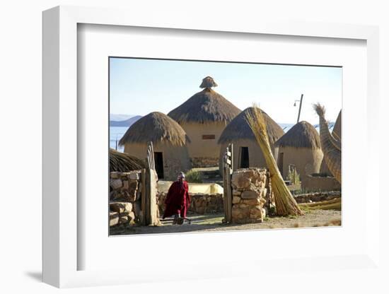 Andean Eco-Village Inca Utama, Lake Titicaca, Huatajata, Bolivia-Kymri Wilt-Framed Photographic Print