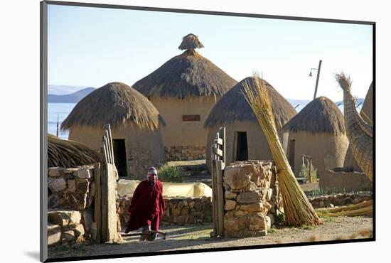 Andean Eco-Village Inca Utama, Lake Titicaca, Huatajata, Bolivia-Kymri Wilt-Mounted Photographic Print