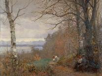The Woods in Silver and Gold-Anders Andersen-Lundby-Giclee Print