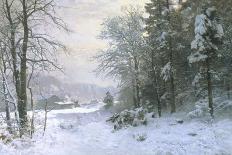 The Woods in Silver and Gold-Anders Andersen-Lundby-Framed Giclee Print