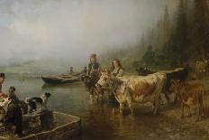 Cows by the sea-Anders Askevold-Giclee Print