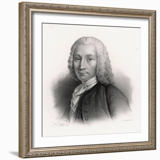 Anders Celsius Swedish Astronomer Gave His Name to Centigrade Temperature Scale-J.g. Sandberg-Framed Art Print