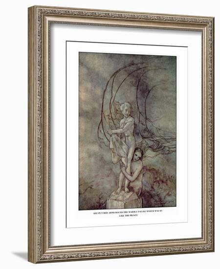 Andersen: Little Mermaid-Arthur Rackham-Framed Giclee Print