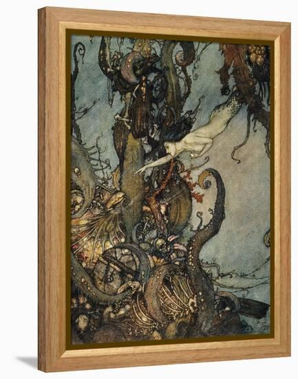 Andersen: Little Mermaid-Edmund Dulac-Framed Premier Image Canvas