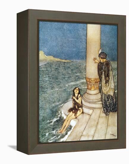 Andersen: Little Mermaid-Edmund Dulac-Framed Premier Image Canvas